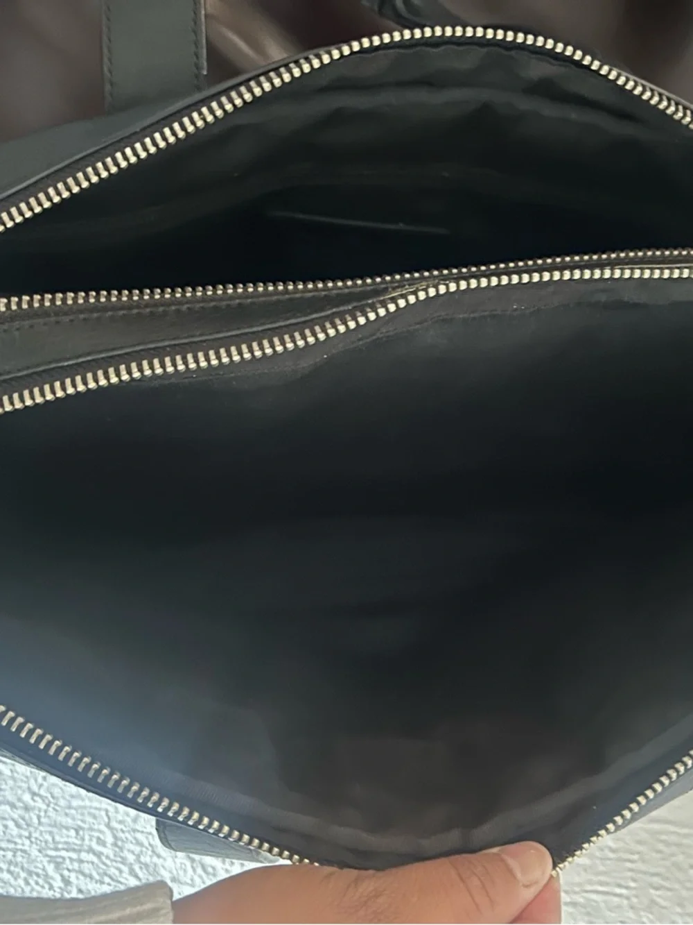 Coach Black Leather Laptop Briefcase